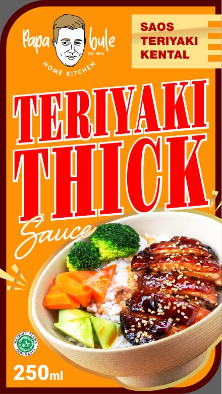 Label Teriyaki Thick Papa Bule